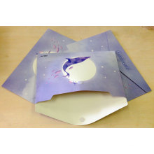 Coloreado Abotonado Envelope / Impreso Envuelve